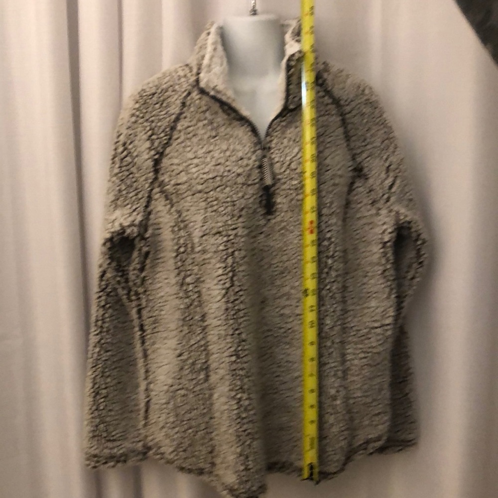 Cozy Sherpa, NWT, quarter zip,